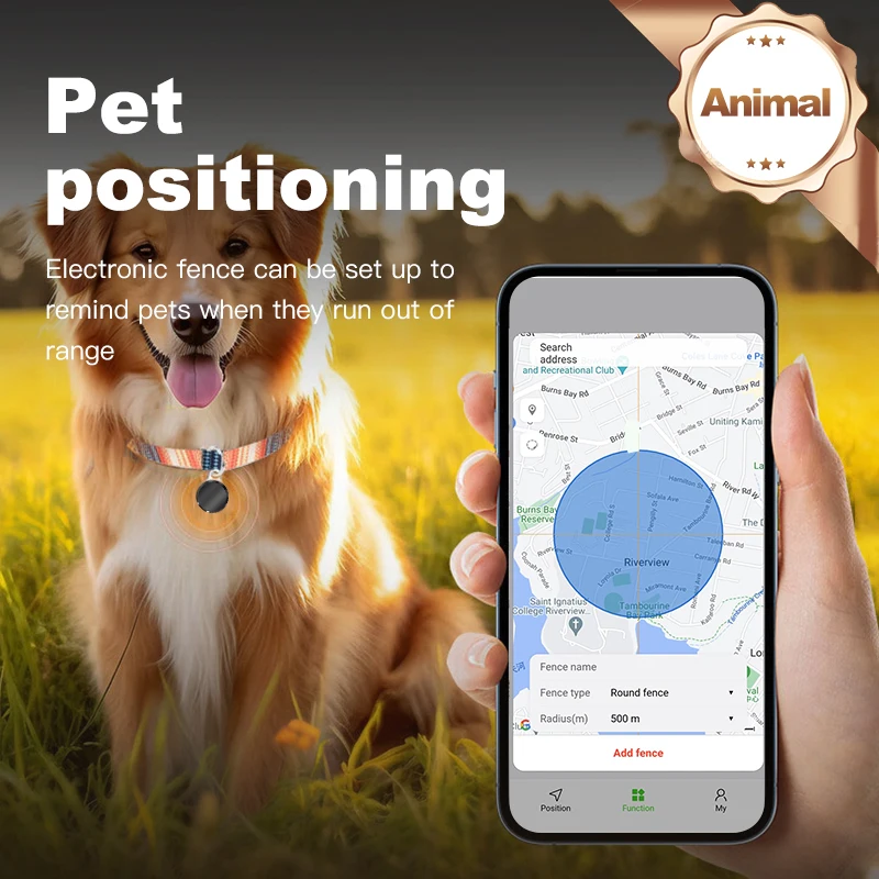 GF11 Coin Shape Mini Locator Circle magnet Pocket key hanging decoration  Children elderly Real-time locator GPS voice control