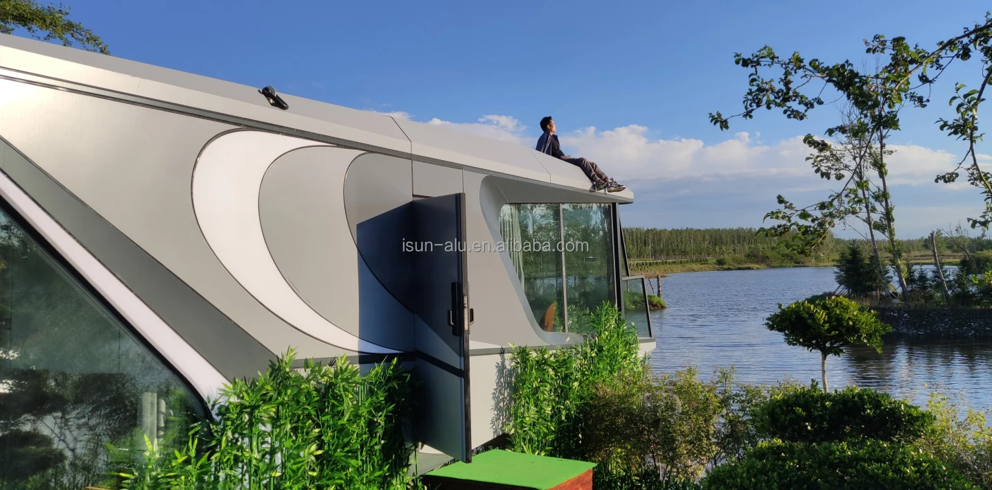 Luxury Small Mini Tiny Foldable Prefab Granny Containers House Villa Prefabricated Home Estate Cottage Hut Apartment