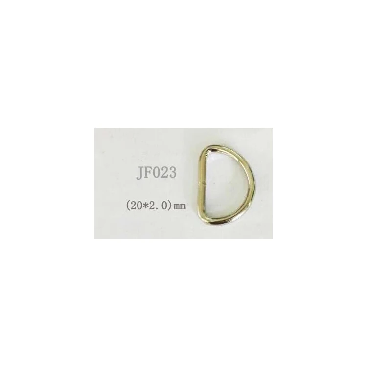 Wholesale High Quality Handle Bag Accessories Zinc Alloy Custom D-ring Buckle Metal D Ring For Handbag