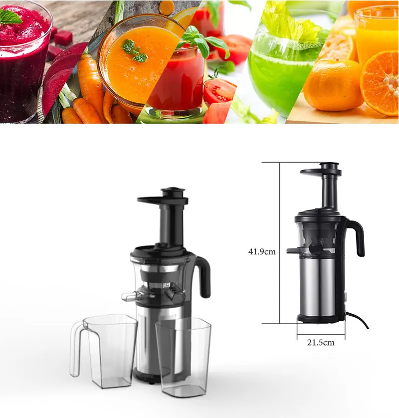 Slow Juicer: Cool start, Professional Cold Press Whole Slow Juicer blooms with vitality