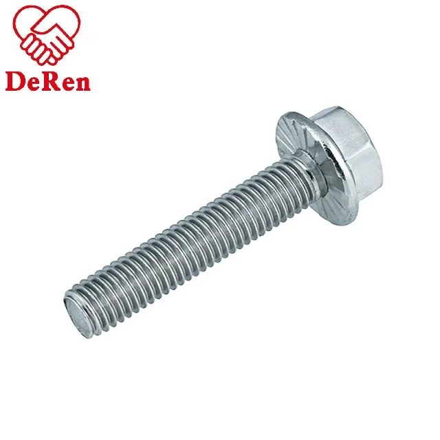 High Quality Factory Price Flange Bolt Hex Head Flange Bolt DIN6921/DIN6922