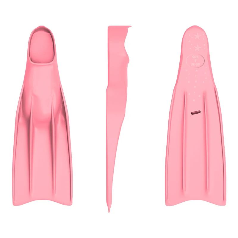 Full Silicone Design Freediving Water Sports Free Diving Flipper Scuba Diving Swimming Fins