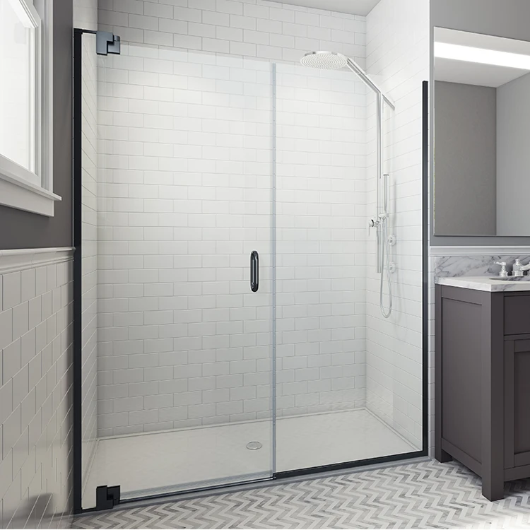 Customized bathroom Opening Pivot Door Enclosure Cabin 3/8 10 mm Tempered Glass Shower Glass Rooms