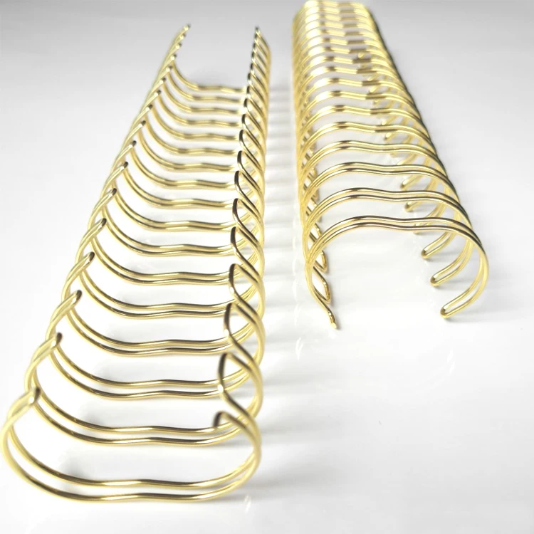Promotional 92 loops 100 loops 9.5 mm Double wire O Metal double loop wire, pitch 3:1 Wire O for calendar