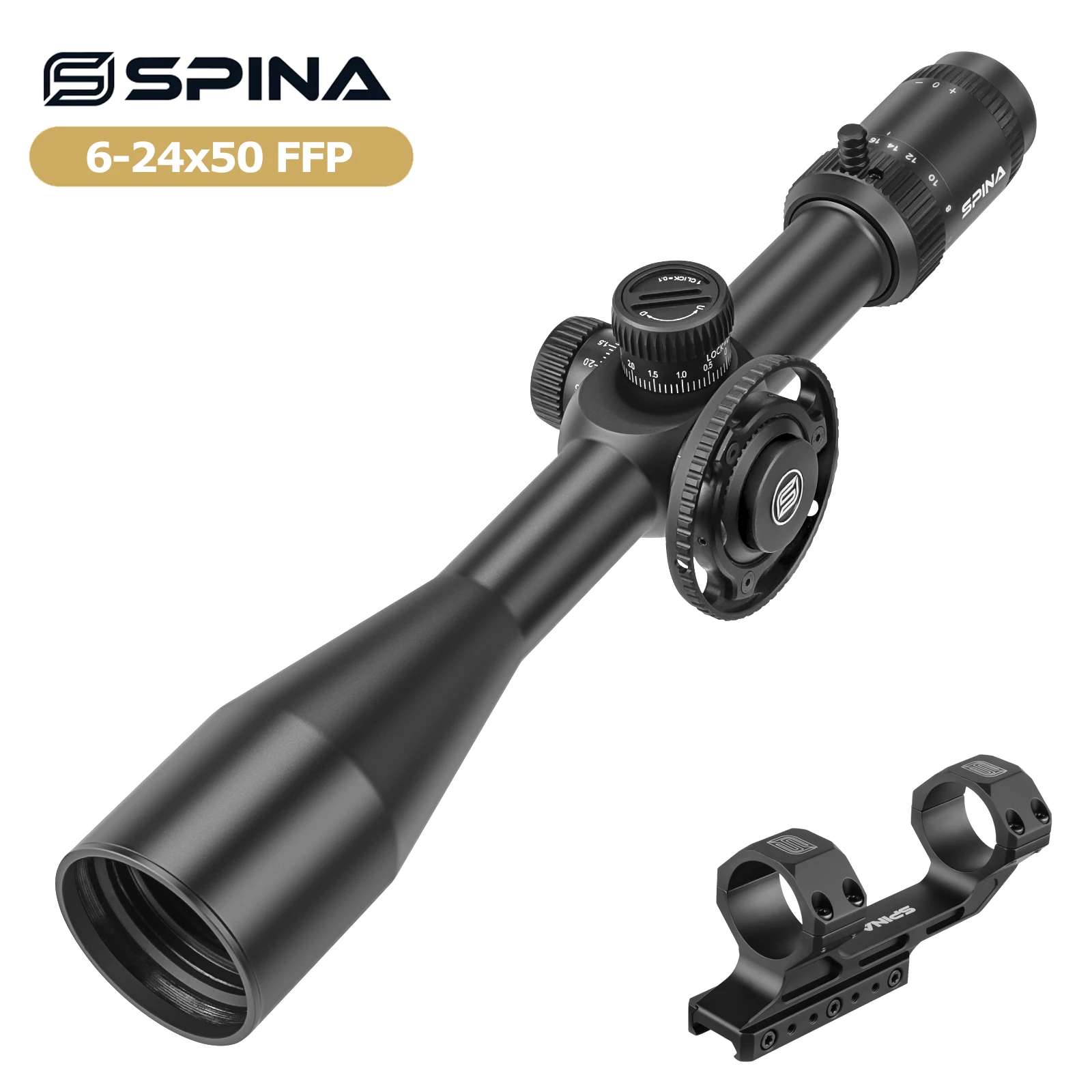 6-24x50 FFP тактический OEM Reticle Side Focus Fully Multi-Coated Waterproof Optical Hunting Scope