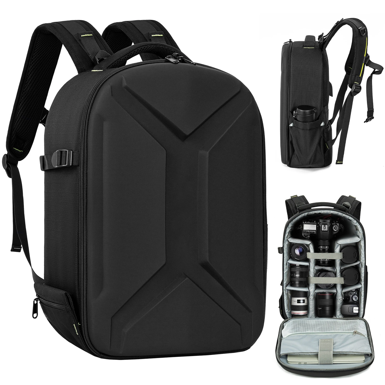 Outdoor Portable Waterproof Scratch-proof Dual Shoulders Backpack Handheld PTZ Stabilizer Camera Bag for Digital Camera