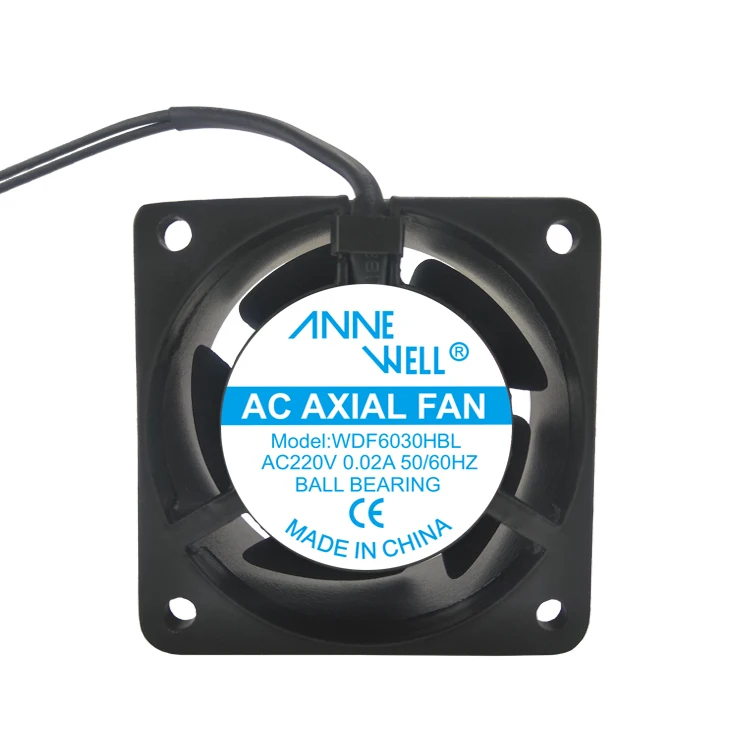60*60*30 mm High Air Flow Hockey Table Clothes Dryer Industrial Ventilation Fan 110 V 220 V 6030 Mini AC Axial Cooling Fan