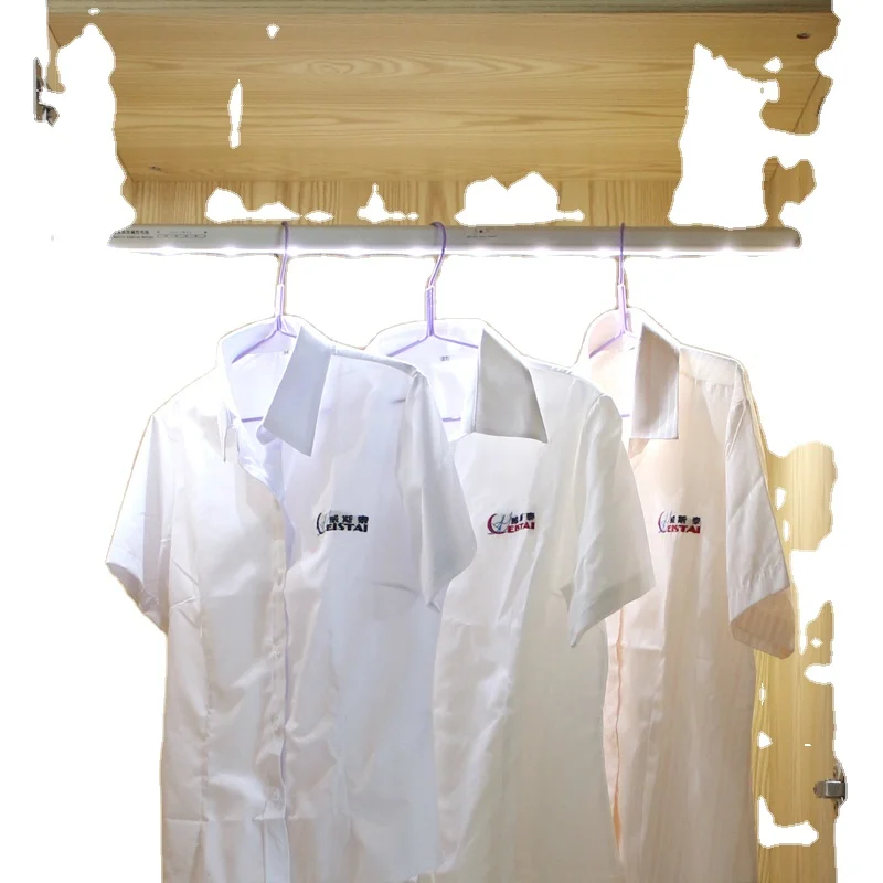 1 meters LED SMD2835 2W 12v motion sensor led wardrobe rail bar light PIR Sensor LED CABINET hanger Light closet LED lamp