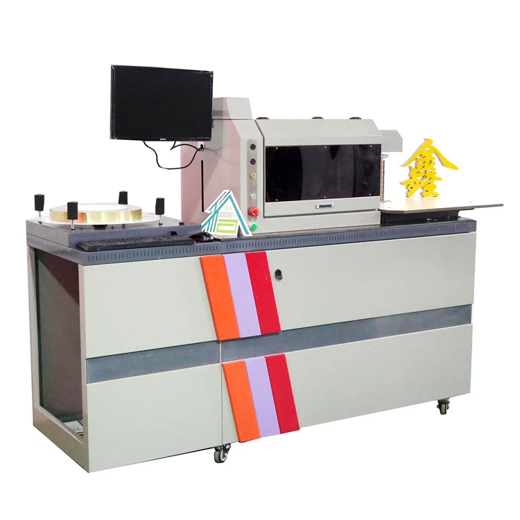 High speed Automatic  CNC flat Metal channel letter  bending machine for 3D letter bender