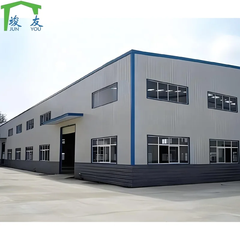 Wholesale Prefab Metal Frame Workshop Building Kits Commercial Prefabricated Steel Workshop