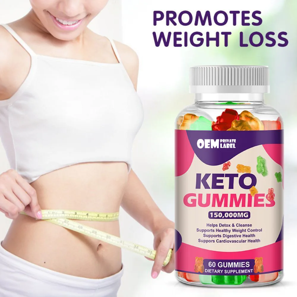 New Arrival Keto Diet Gummies ACV Ketone Advanced Weight Loss Fat Burner Unisex Dietary Supplement