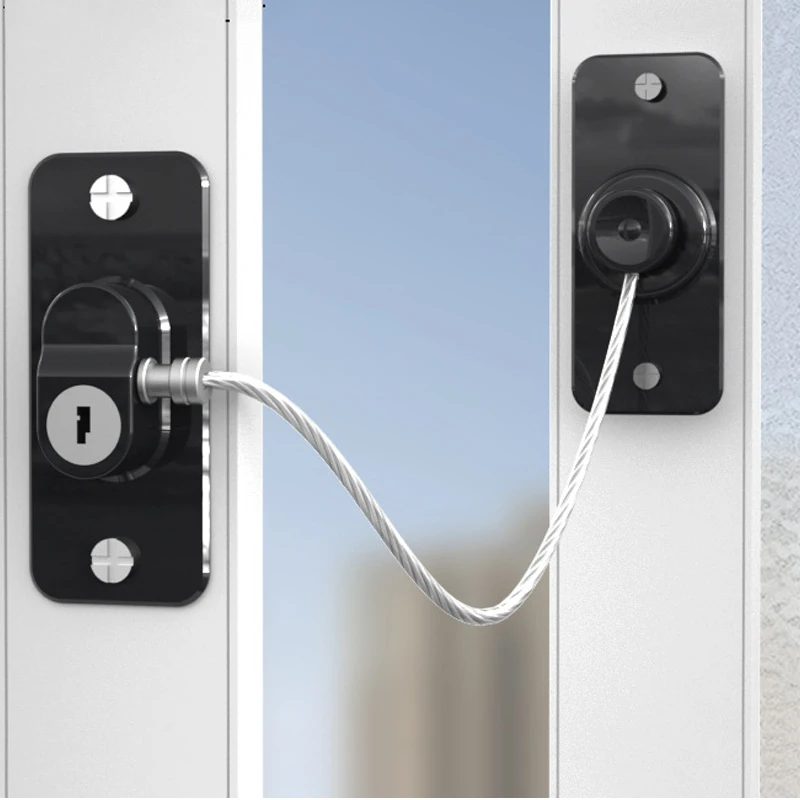 Multi Functional Child Safety Window Lock Refrigerator Door Fridge Window Lock Baby Kids Cabinets Latches
