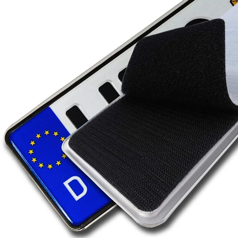 Hook loop type custom number plate holder license plate holder germany