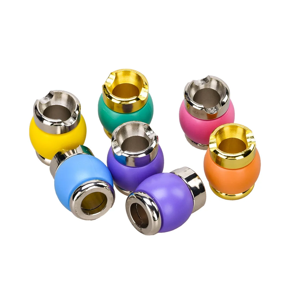 Metal Mini Smoke Extinguisher Ashtray Home Creative Drop resistant Round Slot Zinc Alloy Smoking Set