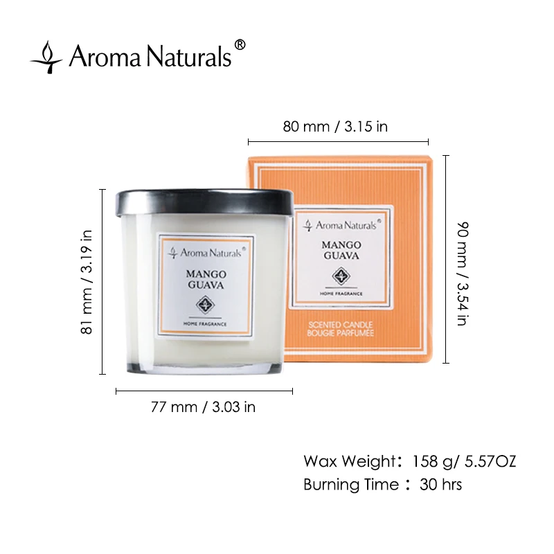 
Aroma Naturals soy candles scented perfume scented candle gift box 