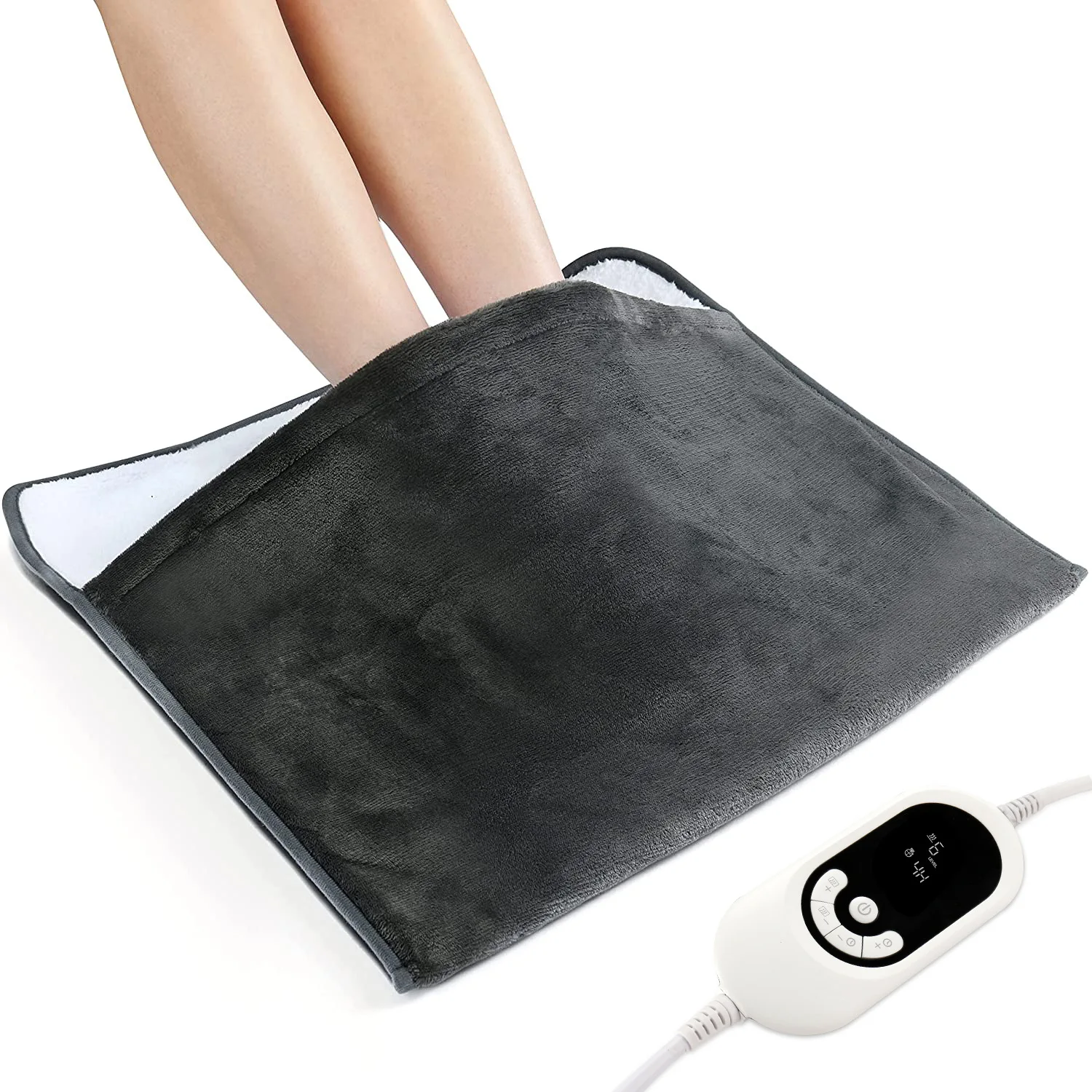 110V 65W Home Single Infrared Physiotherapy Electric Foot Heating Pad for Winter