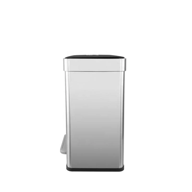Recycle 60L Garbage Bin Soft Closing Lid and Lock Function With 2 Compartments Modern Trash Can