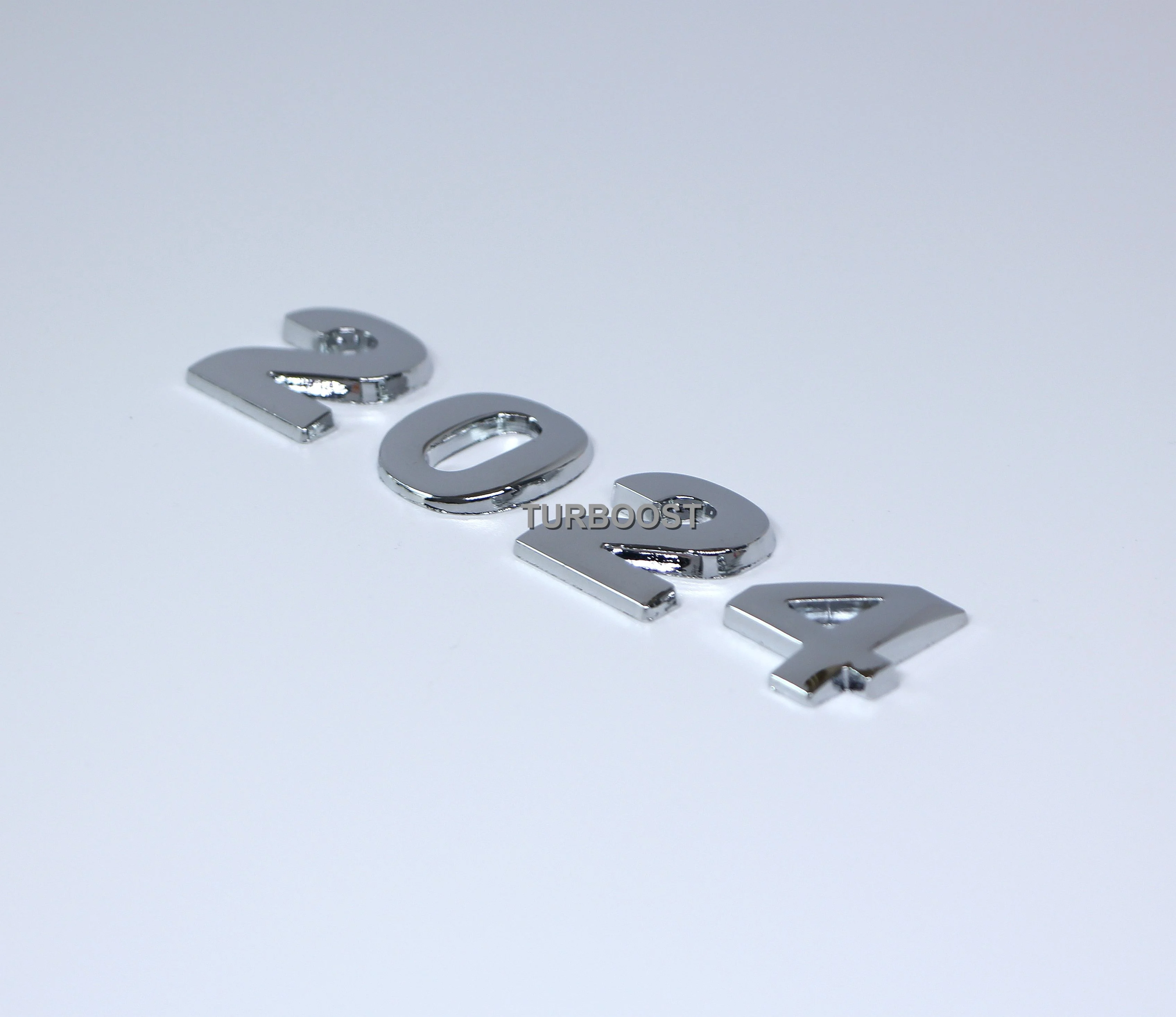 Custom 2024 Year 3D Letter Car Stickers