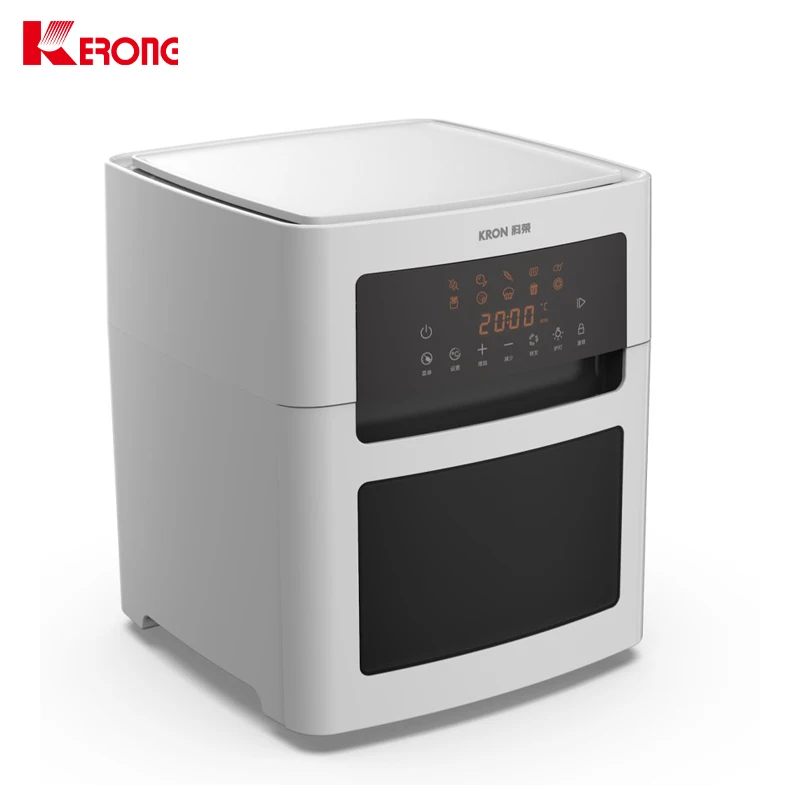 Kerong 2024 wholesale 15 liter stainless steel digital 6 in 1 air fryer oven
