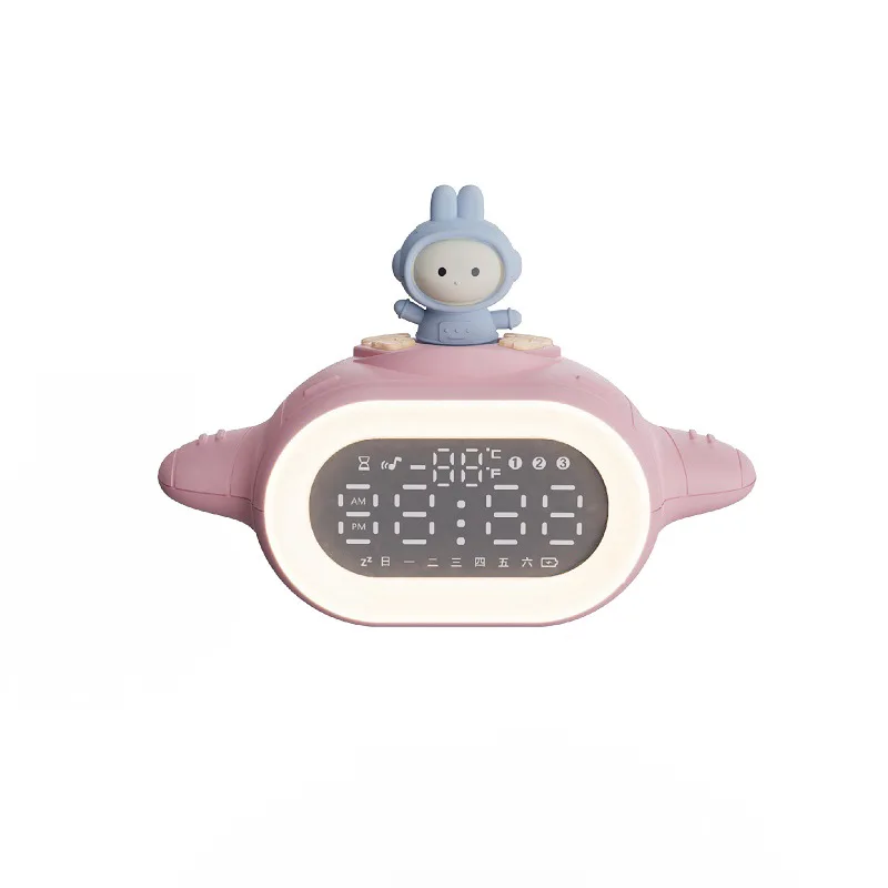 2024 New design Mini Program Control Night airship kids toy clock kids learning countdown timer toys with alarm clock for kids