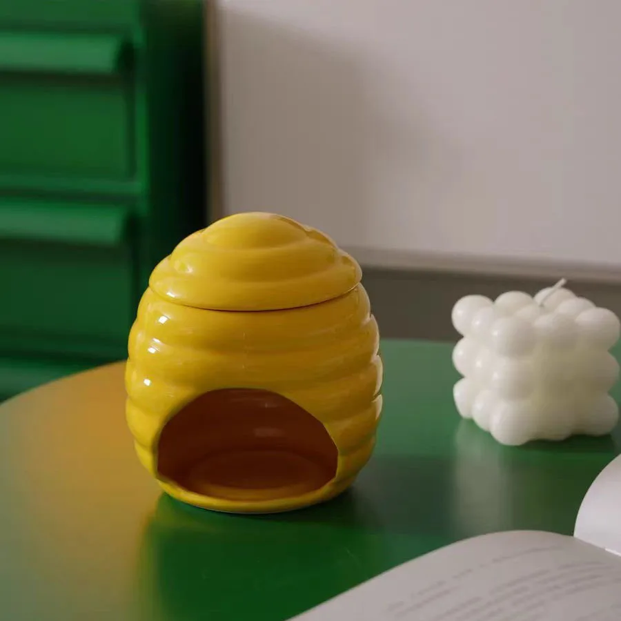 Wholesale Bee Nest tea light Ceramic wax burner incense burner oil burner
