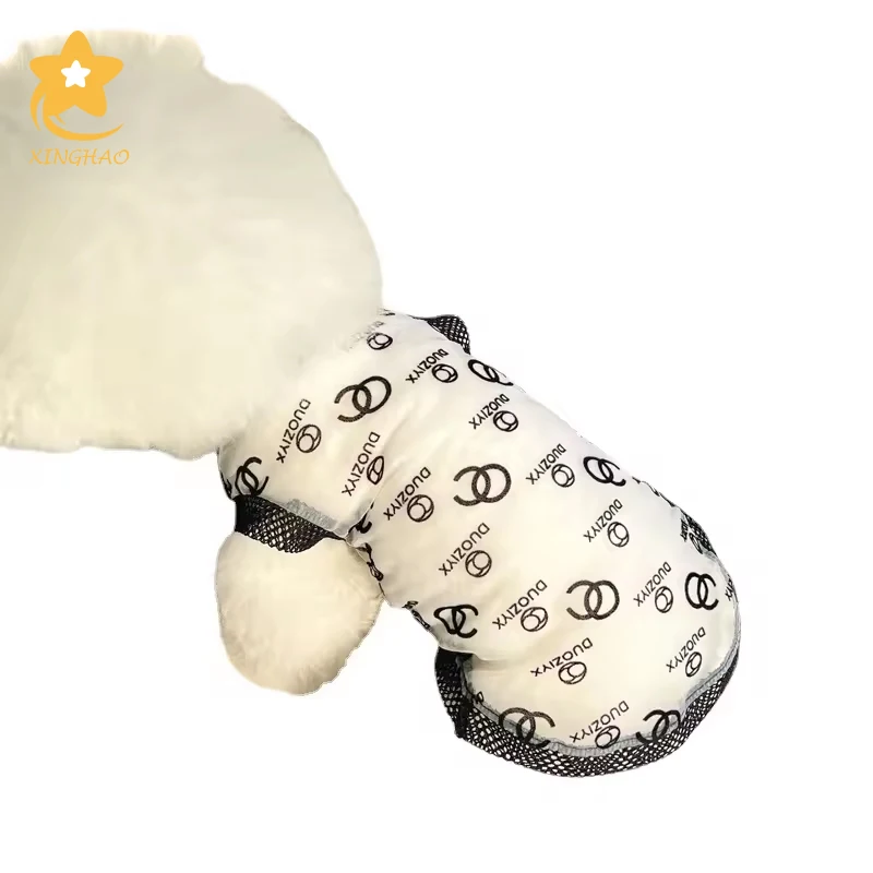 2024 Cute New Design Dog T-Shirt Puppy Tank Top Dress For Small Dog Puppy Birthday And Daily Dress With Reasonable Price