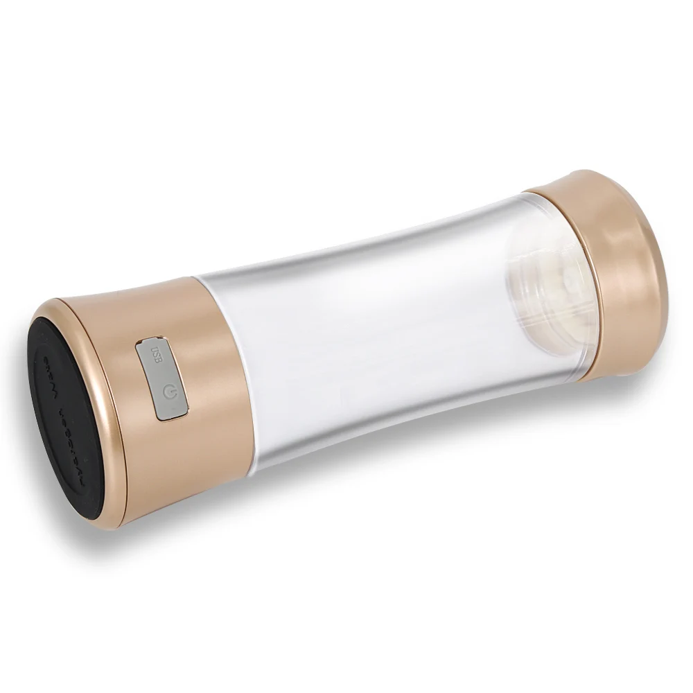 Electric Hydrogen Water Generator Machine with Water Bottle for Car Household Outdoor RV USB-powered Easy Desktop Installation