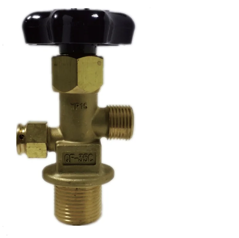 Hot Sales  Promotional  Reliable CO2 Safety Carbon dioxide QF-35C Medical Gas Cylinder Valve