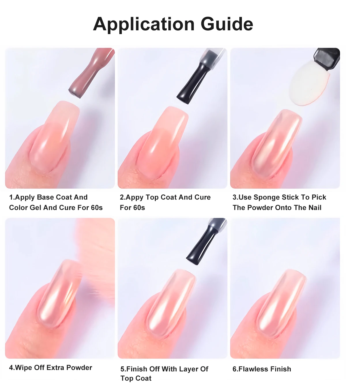 Mirror Nail Magic Mirror Powder Super fairy Super Bright Mirror Powder