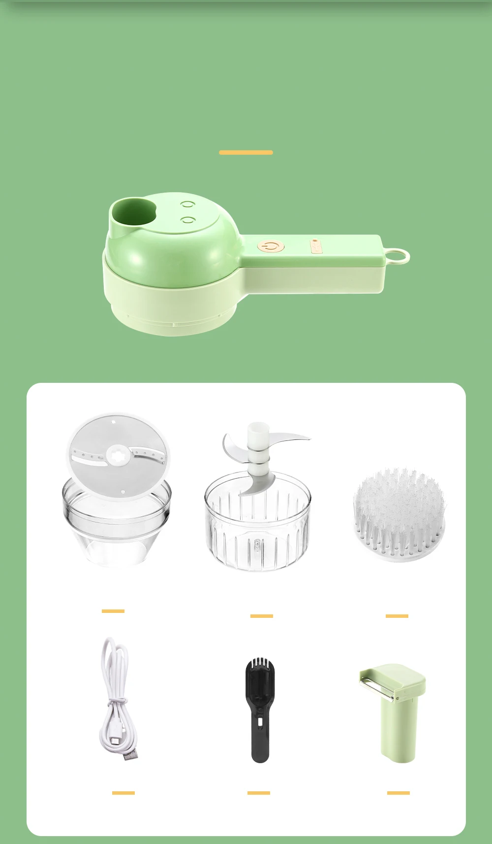 3 speeds Electric food slicer chopper vegetable chopper with 6 in 1 multi functional electric slicer vegetables cuter
