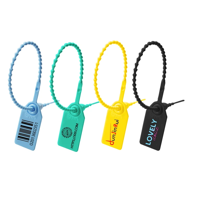 Factory Shoes Seal Numbered Tag Tamper Proof Plastic Sticker Seal Tags Plastic Shoe Tags