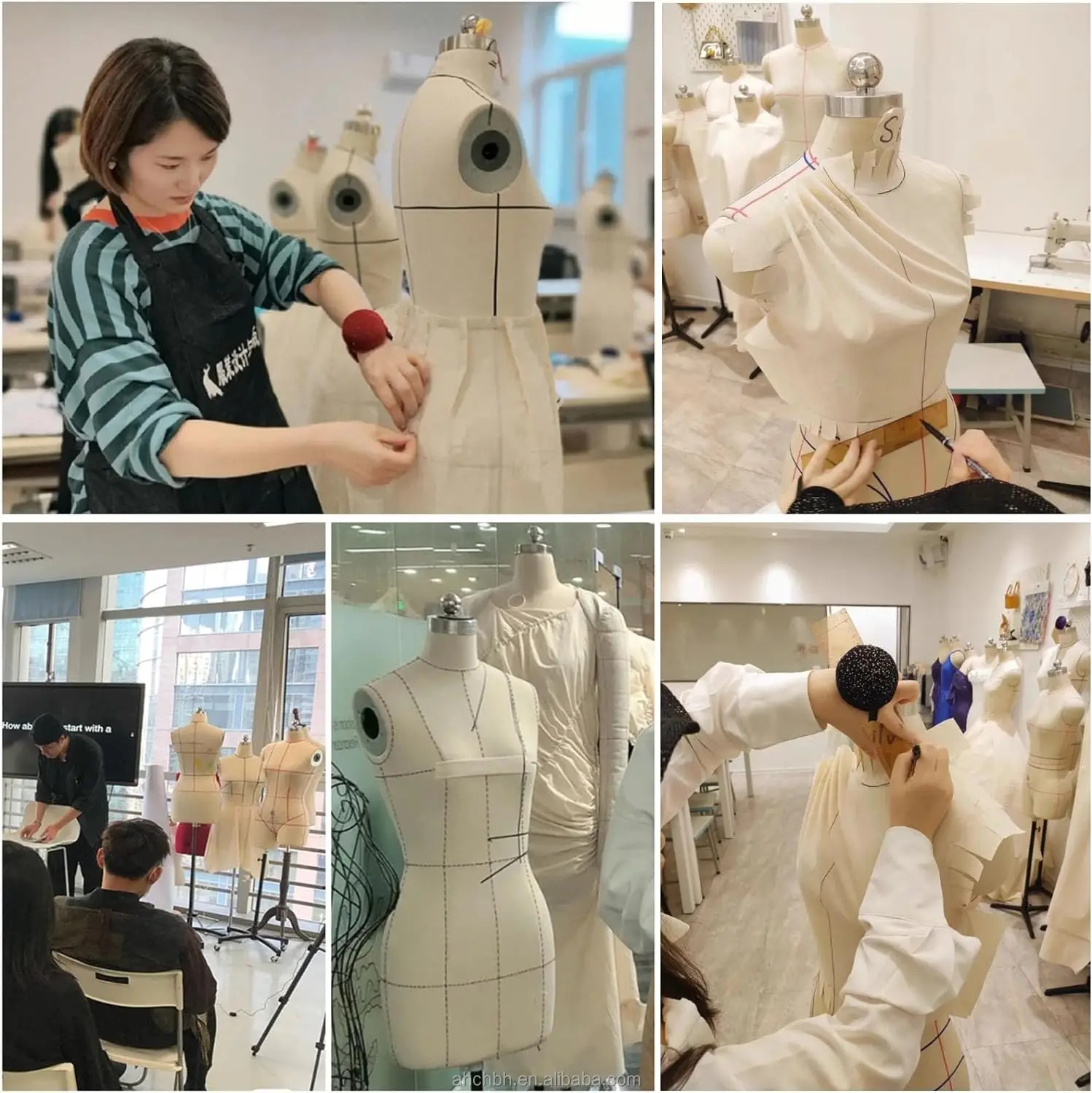 Wholesale Female Size Dress Form Foam Adjustable Dressmakers Pin Tailor Mannequin for Tailoring