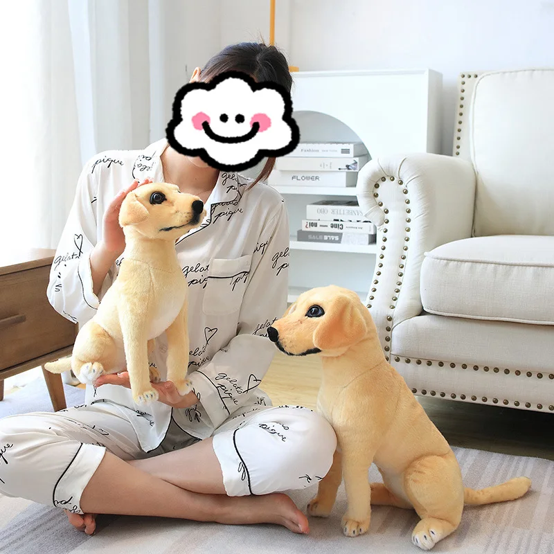 Higher Quality Realistic Soft Cuddly Golden Retriever Stuffed Toys Simulated Animals Plush Toys