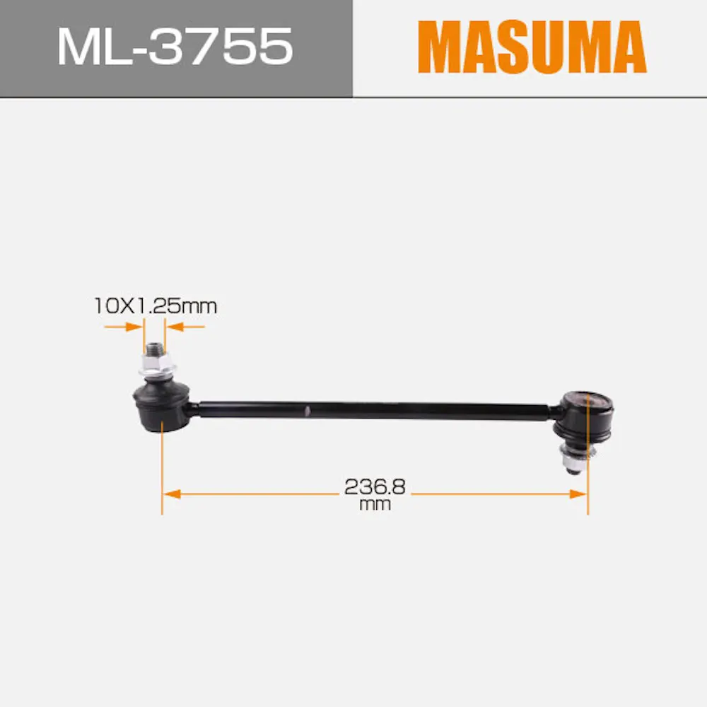 ML-3755 MASUMA Auto Suspension Systems stabilizer link tie rod 4560116670185 for ASV61L
