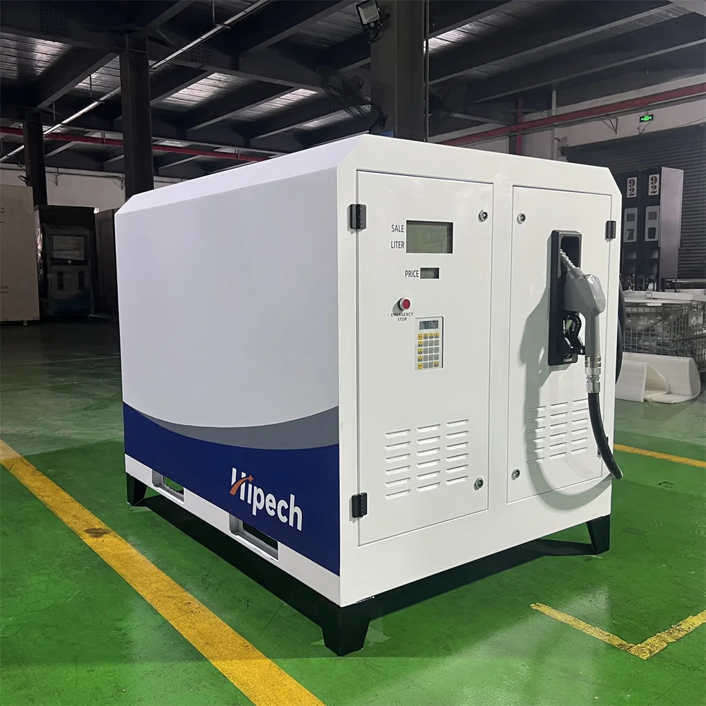 HMHIPECH Mobile Mini Petrol Station Automatic Nozzle Diesel Tank Portable Fuel Dispenser Mobile gas Station in Philippines