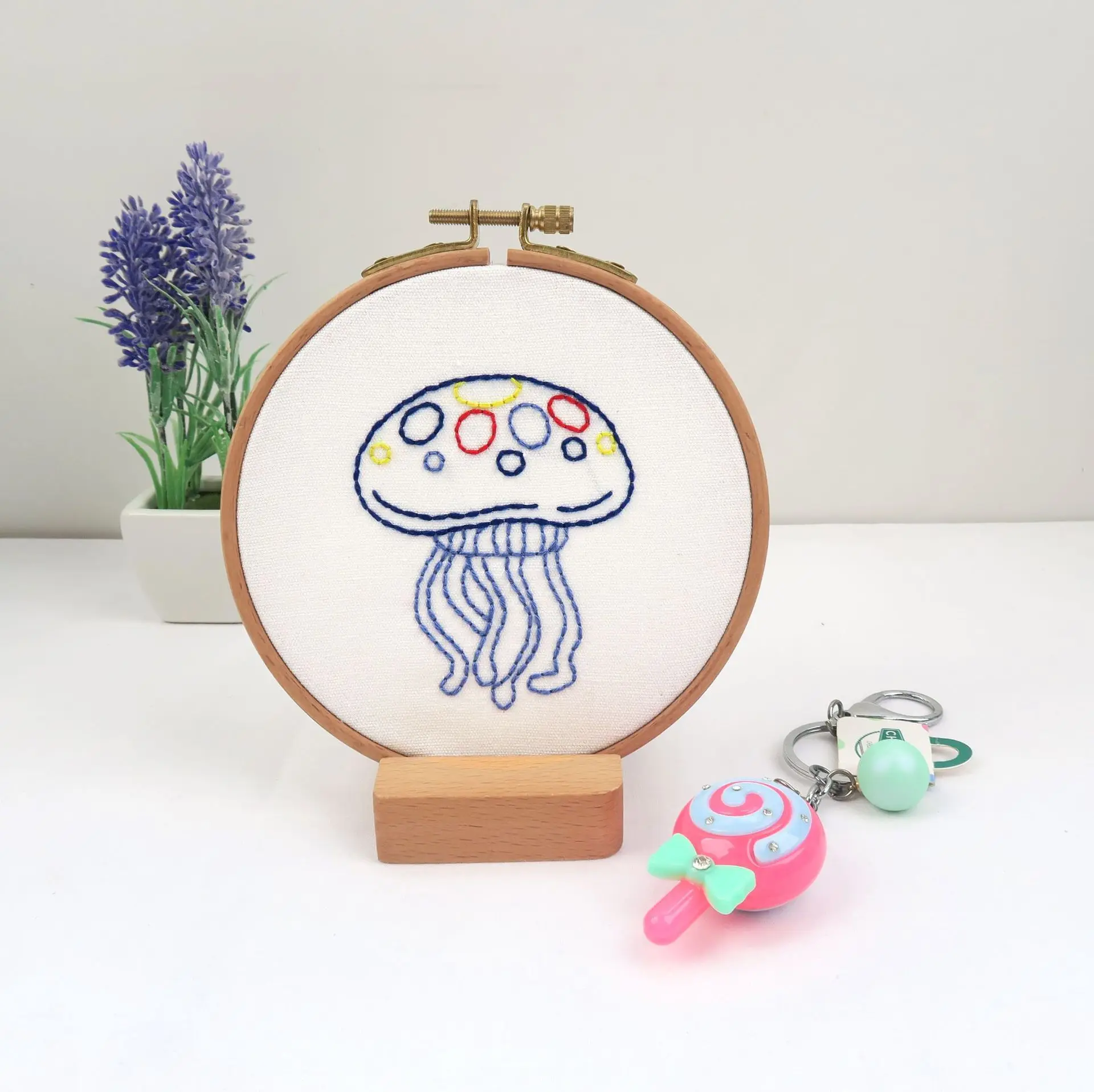 Wholesale Embroidery Stitch Practice Kit for Kids Hand Craft Lover, Starters Cross Stitch Kits with Tool Kits Instruction