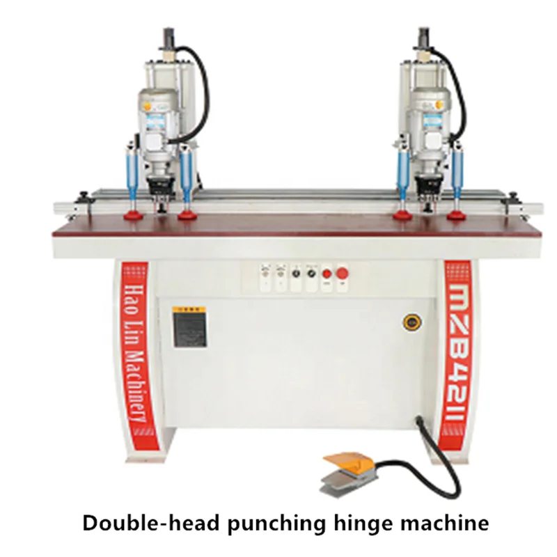 two heads boring Square furniture wood hole minifix multi boring machine woodworking