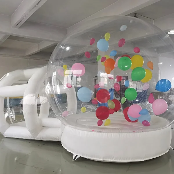 ANGE Inflatable Bubble House Clear Transparent INFLA Bubble Tent Inflatable obubble Bounce tent with LOGO