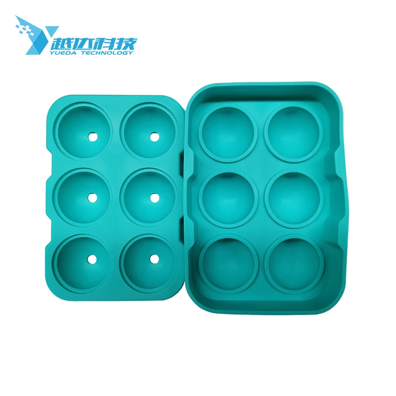 
Ice Cream Containers Silicone Ice Maker Portable Silicone Sphere Ice Moulds 