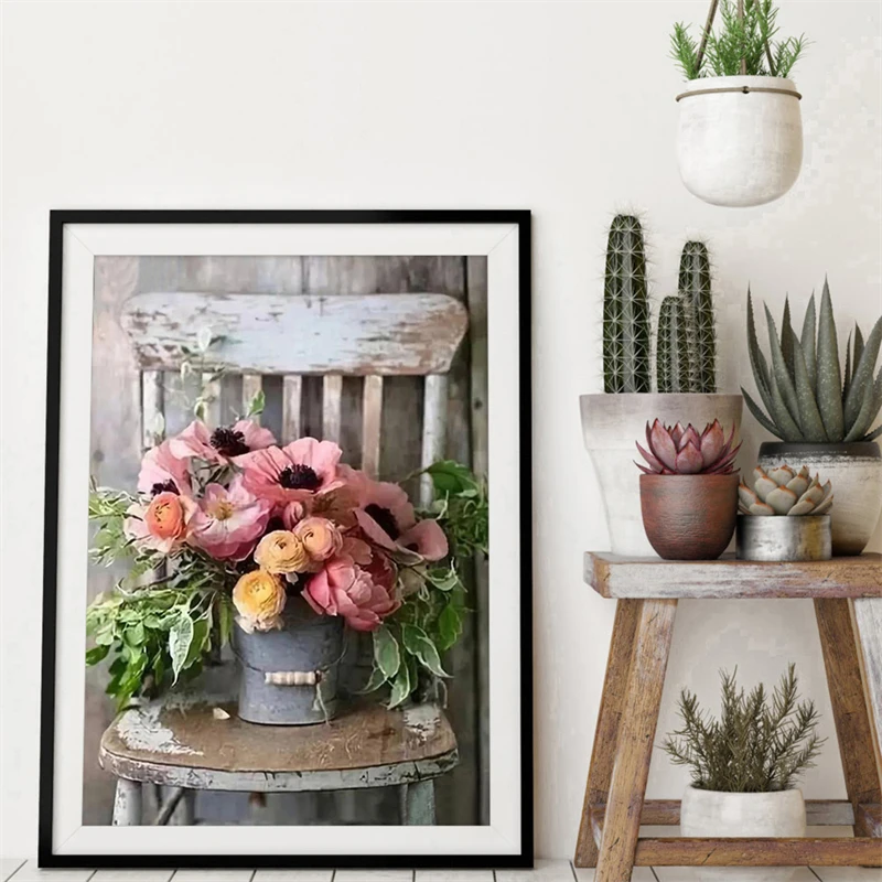 Wholesale custom DIY 5D diamond paintingkit   wall art diamond mosaic