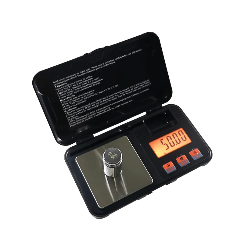 200g/0.01g 50g/0.001g Portable Tool Box Jewelry Weighing Digital Pocket Scale Jewelry Scale