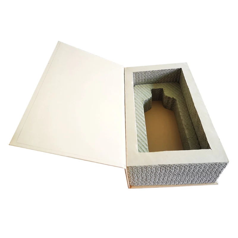 Bestyle Custom Book Shape Packaging Kraft E Flute Corrugated Paper Boxes For Wine