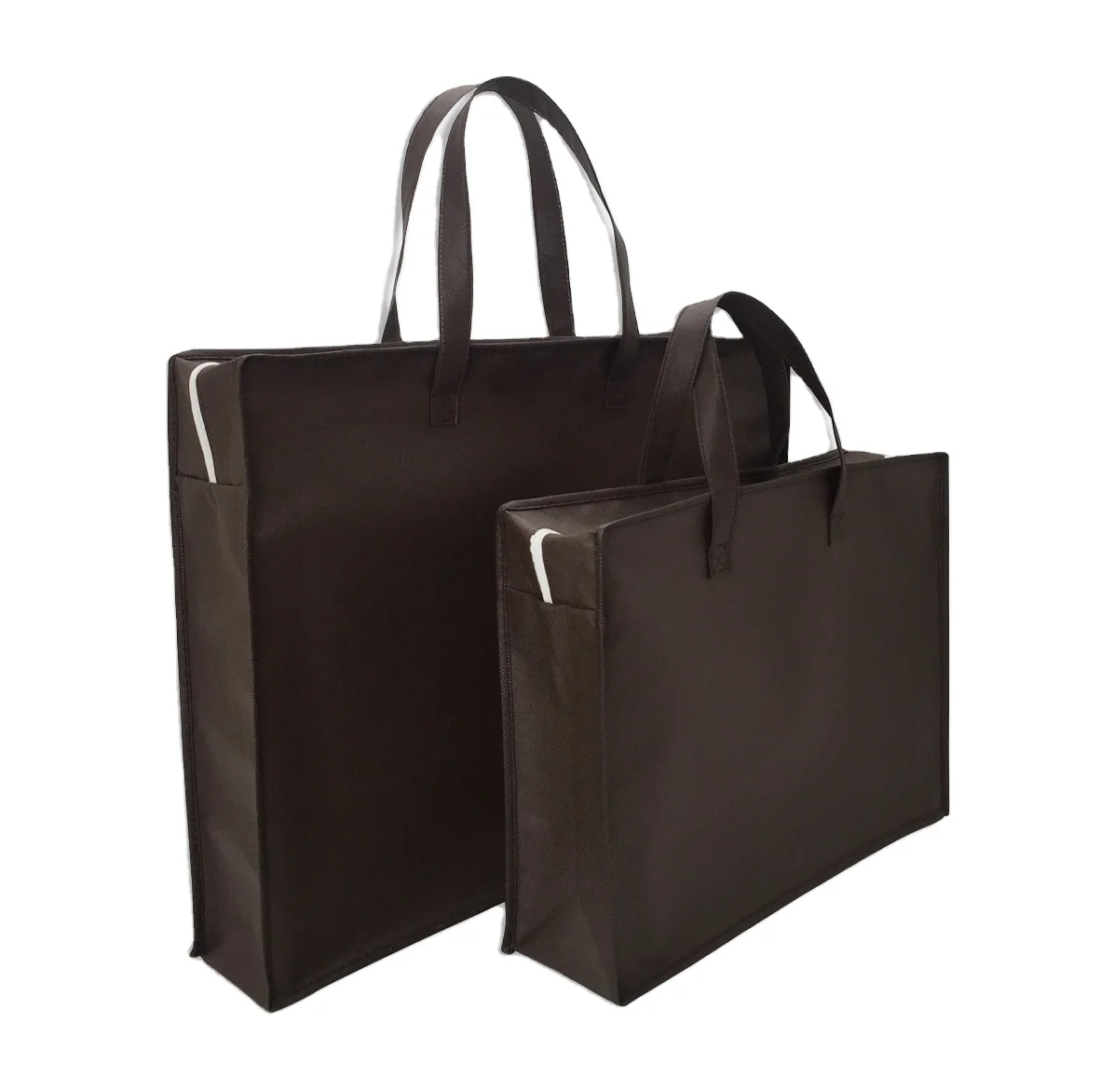 Wholesale Cheap Supply Non-Woven DIY Bag Tote Large Clothes Storage Bag Home Textile Packaging Bag with Zipper