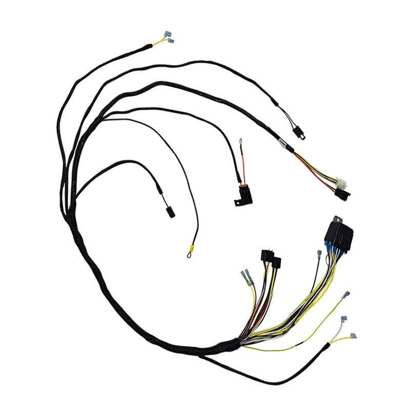 Wavelink Factory Manufacturing Custom Electrical Automotive Wiring Harness with Fuse Holder Auto Cable Assembly