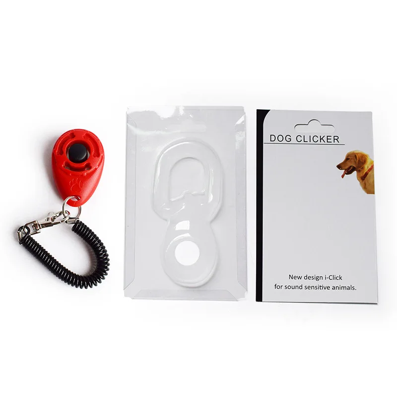 
Durable Pet Training Clicker Lightweight Dog Training Clicker with Wrist Strap 