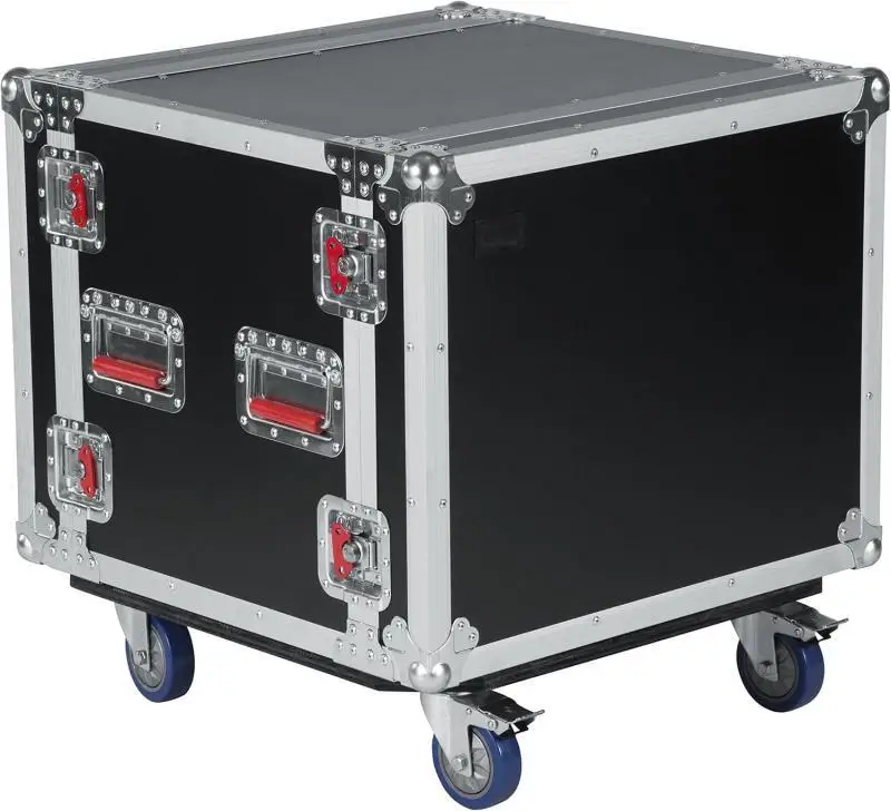 Road Ready Shock Rack Case With Heavy Duty Casters And Tour Grade Hardware Flight Road Box Case