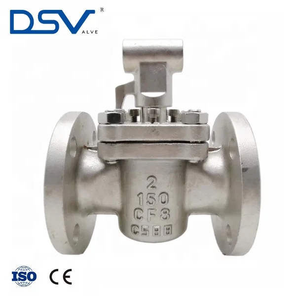 DSV Accept Custom CF8 CF8M CF3M 304LStainless Steel Rising Plug Valve