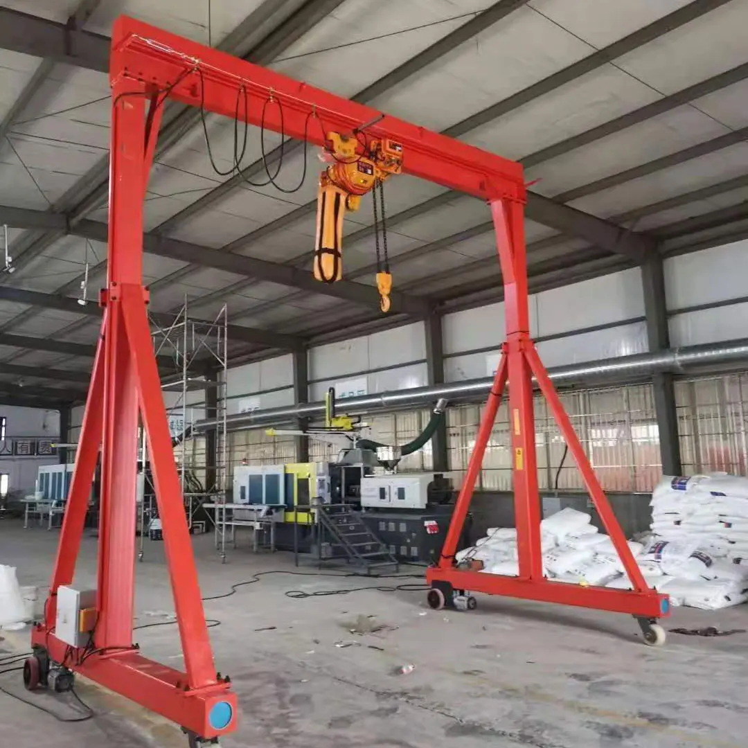 ISO certificate 1-5ton electric mini portable gantry crane for sale