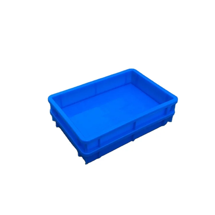 Solid Box Plastic Storage Crates Tray for Display