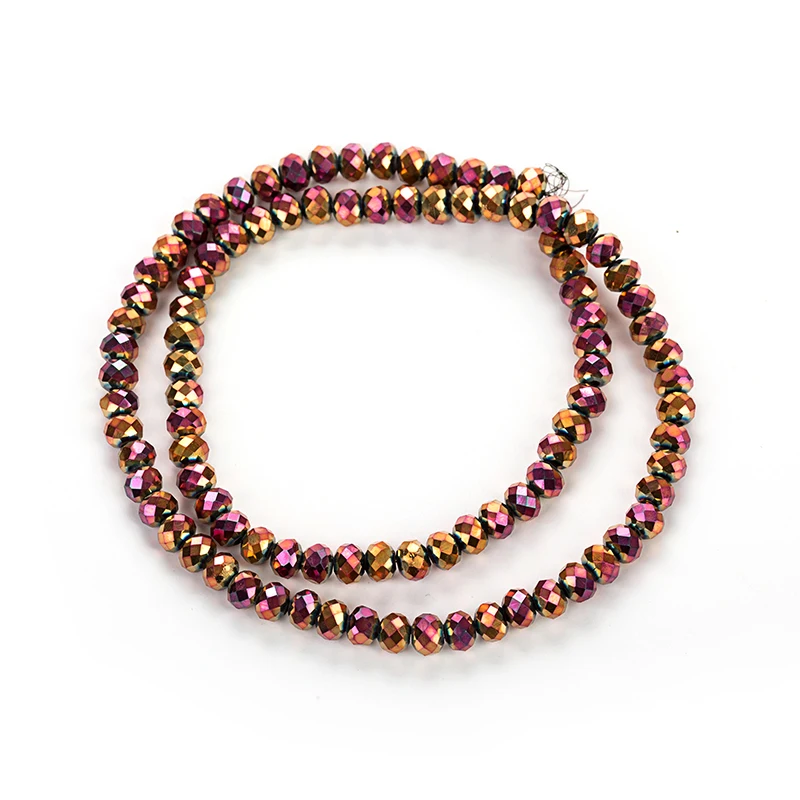 2X3mm Crystal Beads Multicolor Glass beads for jewelry making Hand Ring Necklace Making DIY Wholesale